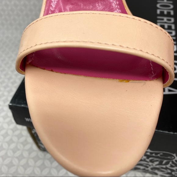 Shoe republic LA GAL pink gold platform heels - Picture 9 of 15